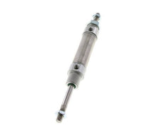 ISO 6432 Round Double Acting Cylinder 25-40mm - Magnetic - Male Threaded - Double Rod