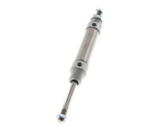 ISO 6432 Round Double Acting Cylinder 25-50mm - Magnetic - Male Threaded - Double Rod
