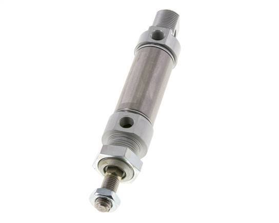 ISO 6432 Round Double Acting Cylinder 25-25mm - Magnetic - Non-Rotating