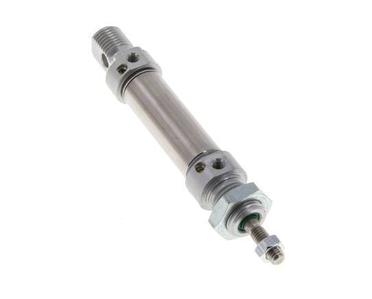 ISO 6432 Round Double Acting Cylinder 16-20mm - Magnetic - Damping