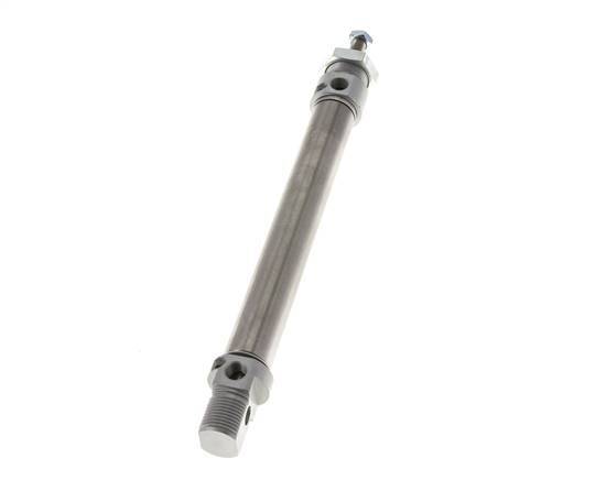 ISO 6432 Round Double Acting Cylinder 20-125mm - Magnetic - Damping
