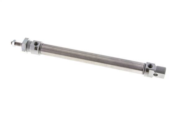 ISO 6432 Round Double Acting Cylinder 20-160mm - Magnetic - Damping
