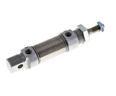ISO 6432 Round Double Acting Cylinder 25-10mm - Magnetic - Damping
