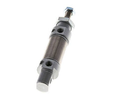 ISO 6432 Round Double Acting Cylinder 25-10mm - Magnetic - Damping