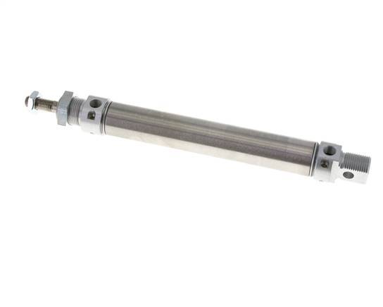 ISO 6432 Round Double Acting Cylinder 25-125mm - Magnetic - Damping
