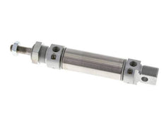 ISO 6432 Round Double Acting Cylinder 25-40mm - Magnetic - Damping