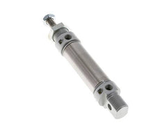 ISO 6432 Round Double Acting Cylinder 25-40mm - Magnetic - Damping