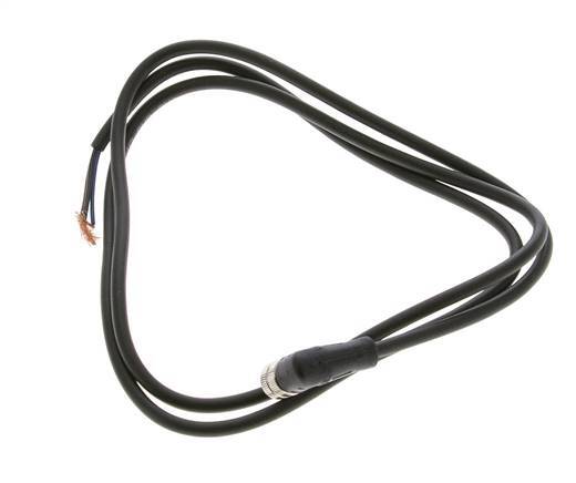 Connection Line Connector M8 1m