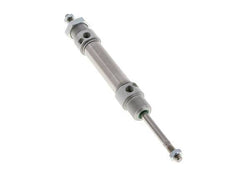 ISO 6432 Round Double Acting Cylinder 20-40mm - Magnetic - Damping - Male Threaded - Double Rod