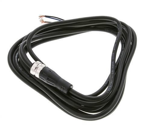 Connection Line Connector M12 3m