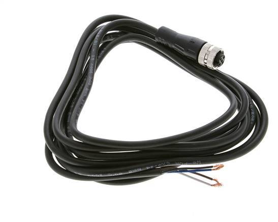 Connection Line Connector M12 3m