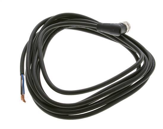 Connection Line Connector M12 3m