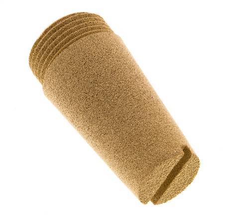 Pneumatic muffler sintered bronze G3/8'' [2 Pieces]