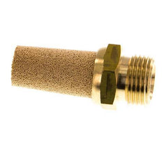 G3/8'' Sintered Bronze Pneumatic Muffler Brass Connection [2 Pieces]
