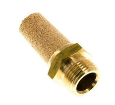 G3/8'' Sintered Bronze Pneumatic Muffler Brass Connection [2 Pieces]