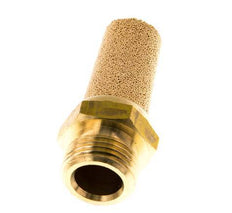 G3/8'' Sintered Bronze Pneumatic Muffler Brass Connection [2 Pieces]