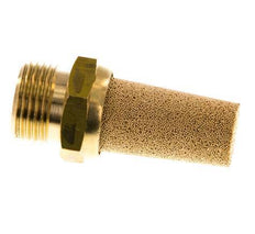 G3/8'' Sintered Bronze Pneumatic Muffler Brass Connection [2 Pieces]