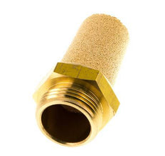 G3/4'' Sintered Bronze Pneumatic Muffler Brass Connection