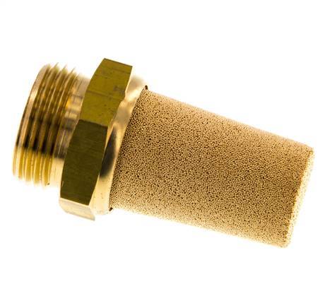 G3/4'' Sintered Bronze Pneumatic Muffler Brass Connection