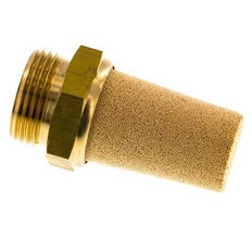 G3/4'' Sintered Bronze Pneumatic Muffler Brass Connection