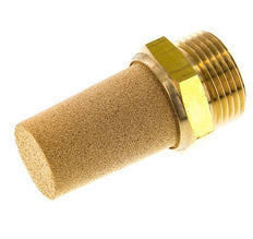 G1'' Sintered Bronze Pneumatic Muffler Brass Connection