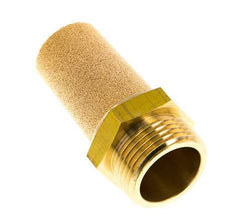 G1'' Sintered Bronze Pneumatic Muffler Brass Connection