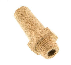 G1/8'' Sintered Bronze Pneumatic Muffler Hexagonal Fitting [5 Pieces]