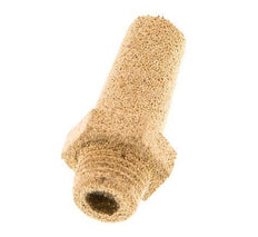 G1/8'' Sintered Bronze Pneumatic Muffler Hexagonal Fitting [5 Pieces]