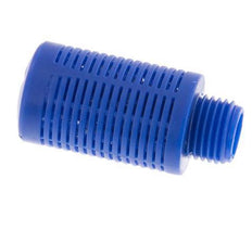 G1/4'' Plastic Pneumatic Muffler Self-Cleaning Granulate Filling [5 Pieces]