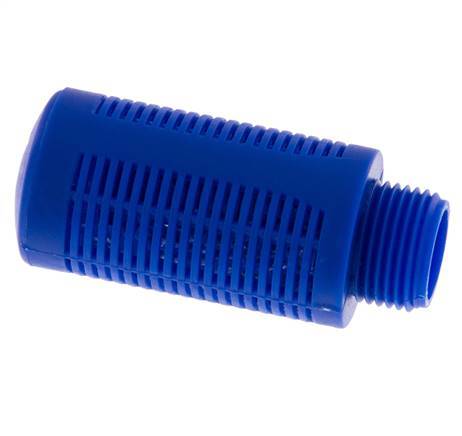 G3/8'' Plastic Pneumatic Muffler Self-Cleaning Granulate Filling [2 Pieces]