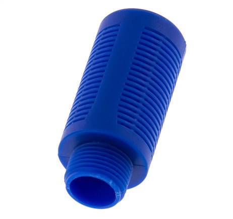 G3/8'' Plastic Pneumatic Muffler Self-Cleaning Granulate Filling [2 Pieces]