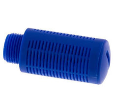 G3/8'' Plastic Pneumatic Muffler Self-Cleaning Granulate Filling [2 Pieces]