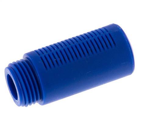 G1/2'' Plastic Pneumatic Muffler Self-Cleaning Granulate Filling [2 Pieces]