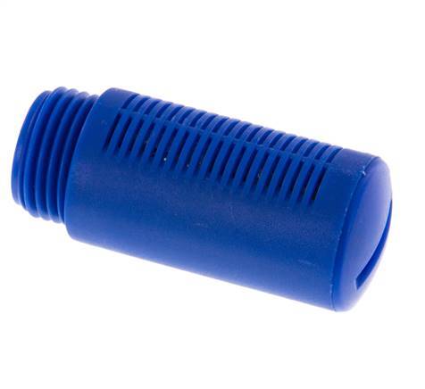 G1/2'' Plastic Pneumatic Muffler Self-Cleaning Granulate Filling [2 Pieces]