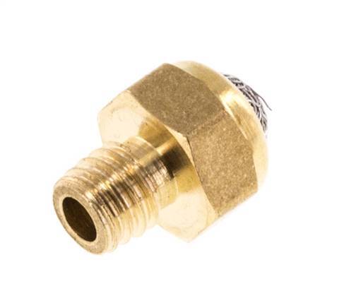 M5 Brass Compact Pneumatic Muffler 1.4301 Wire Mesh [5 Pieces]