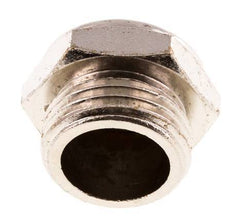 G1/2'' Nickel-Plated Brass Compact Pneumatic Muffler 1.4301 Wire Mesh [2 Pieces]