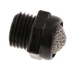 G1/4'' PA Compact Pneumatic Muffler 1.4301 Wire Mesh [5 Pieces]