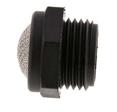 G1/2'' PA Compact Pneumatic Muffler 1.4301 Wire Mesh [2 Pieces]