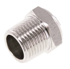 NPT 1/2'' Stainless Steel Compact Pneumatic Muffler 1.4301 Wire Mesh