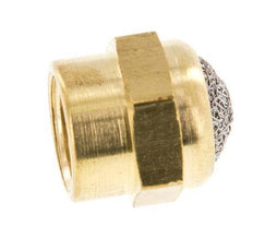 G1/8'' Female Threaded Brass Compact Pneumatic Muffler [2 Pieces]