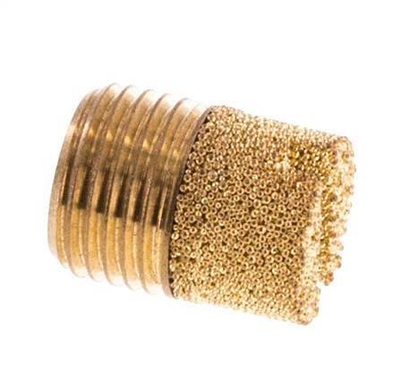 G1/8'' Sintered Bronze Compact Cylindrical Pneumatic Muffler [5 Pieces]