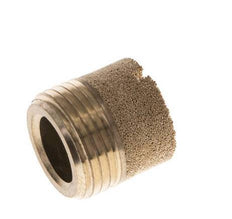 G3/8'' Sintered Bronze Compact Cylindrical Pneumatic Muffler [2 Pieces]