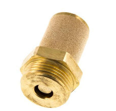 G1'' Brass Flow Control Muffler With Lock Nut