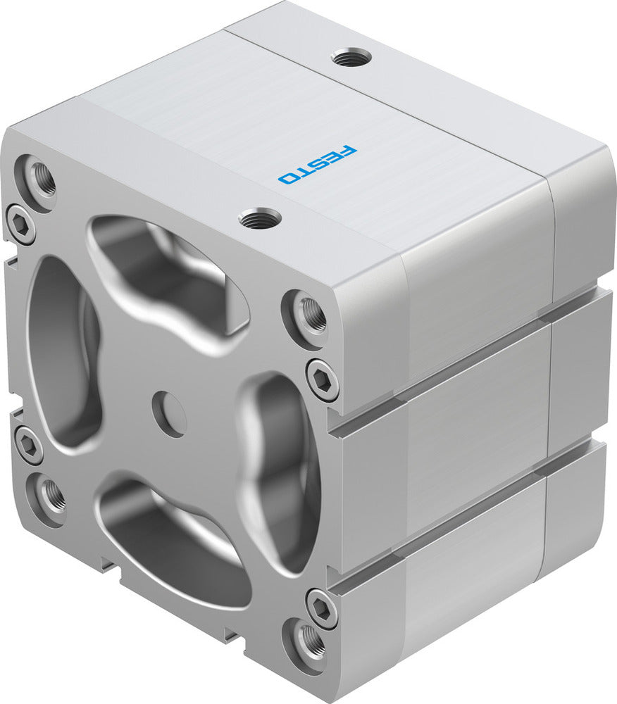Festo Compact Cylinder 100mm Bore 25mm Stroke ISO 21287 Double Acting - 577193