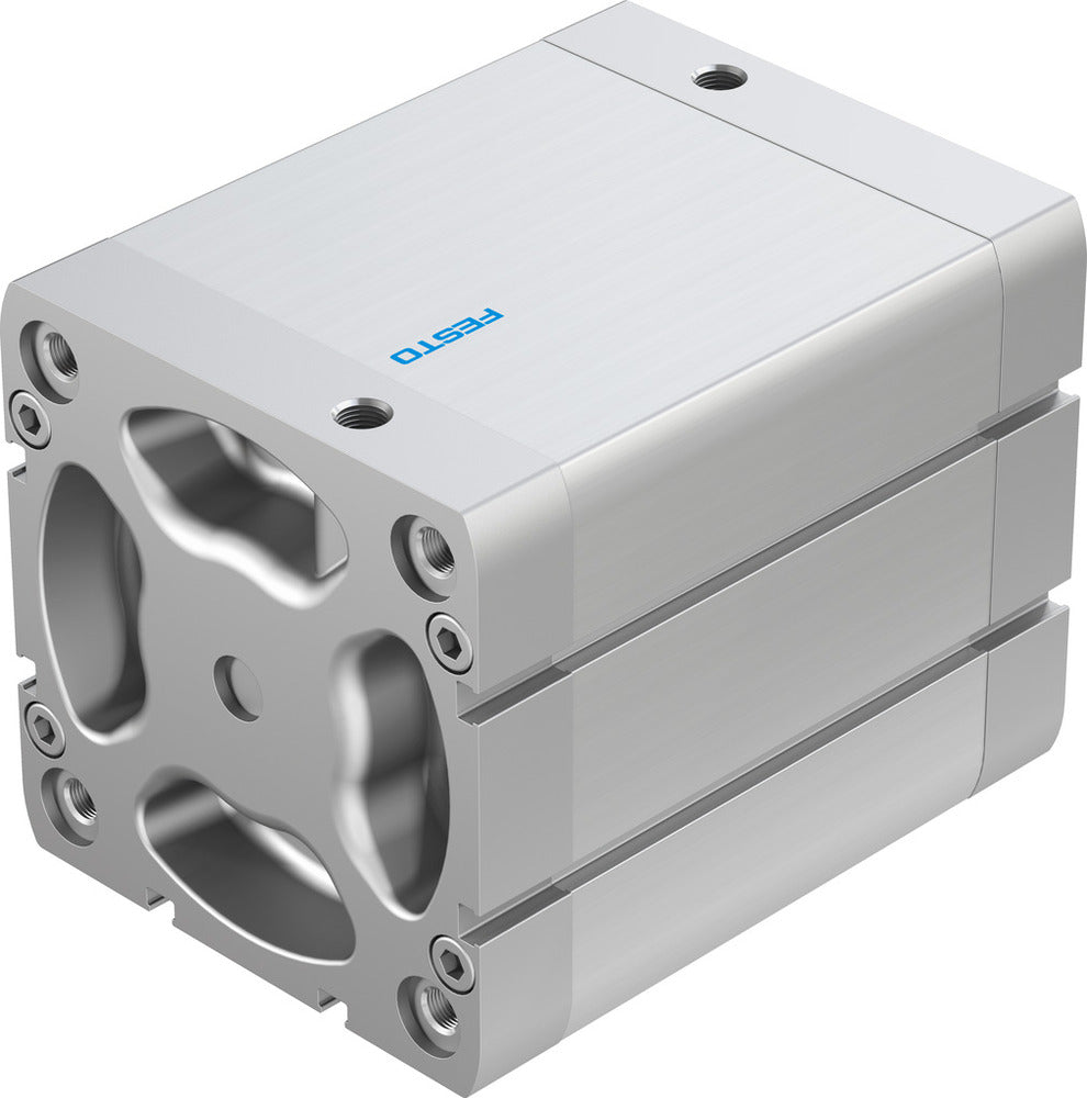 Festo Compact Cylinder 100mm Bore 80mm Stroke ISO 21287 Double Acting - 536392