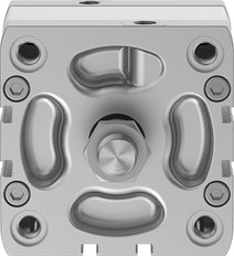 Festo Compact Cylinder 80mm Bore 20mm Stroke ISO 21287 Double Acting - 572729