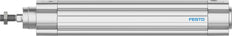 Festo Cylinder 32mm Bore 160mm Stroke ISO 15552 Double Acting - 3659385