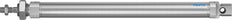 Festo Cylinder 25mm Bore 250mm Stroke ISO 6432 Double Acting - 19227