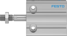 Festo Compact Cylinder 25mm Bore 10mm Stroke Single Acting - 4829867