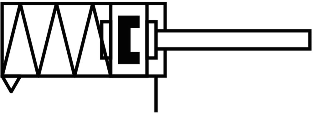 Festo Compact Cylinder 6mm Bore 15mm Stroke Single Acting - 4830948
